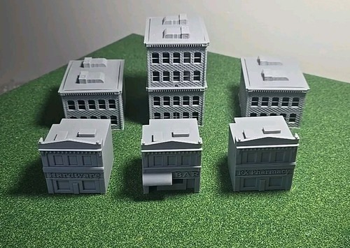 Scale piece town building - 6,